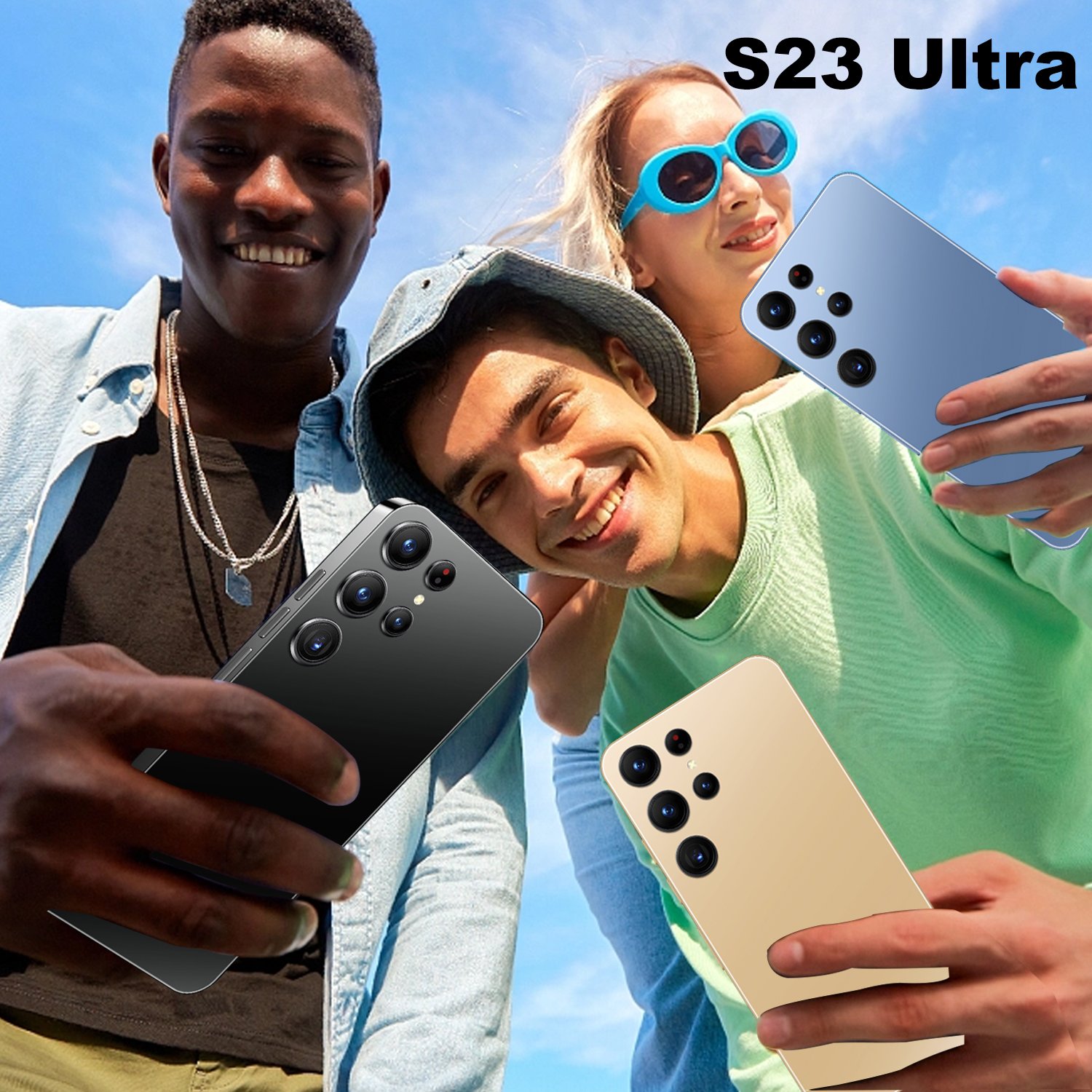 S23 ULTRA Original 12GB+512GB 32MP+64MP Face Unlock Full Display Android 13 Cell Phone Smart Gaming Mobile Phone
